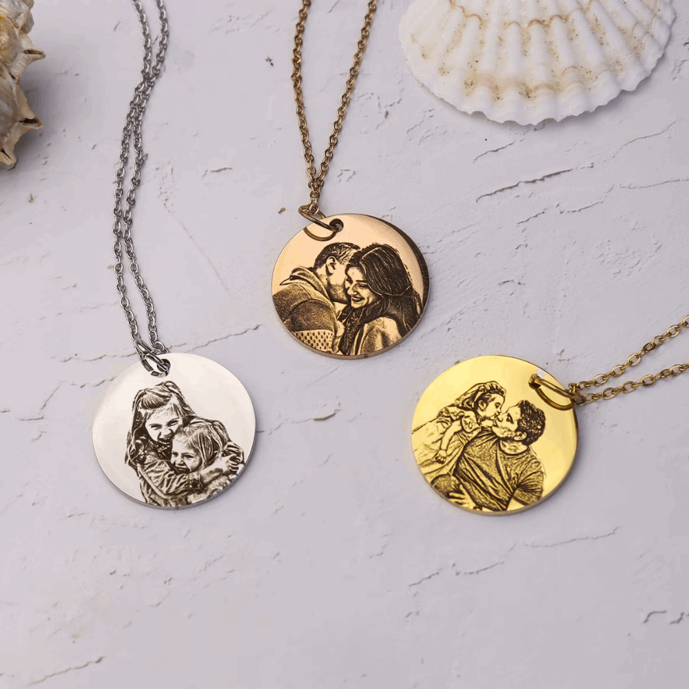 Real Picture Necklace • Custom Portrait