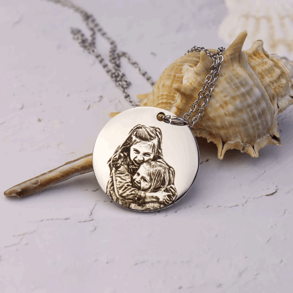 Real Picture Necklace • Custom Portrait