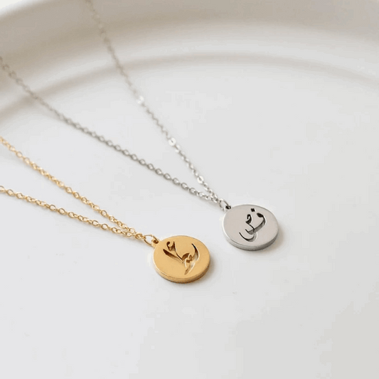Combined Initial Necklace